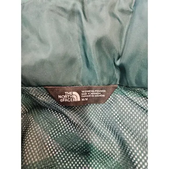 The North Face Women’s Resolve 2 Weatherproof Hooded Jacket SZ M Green - Picture 4 of 10
